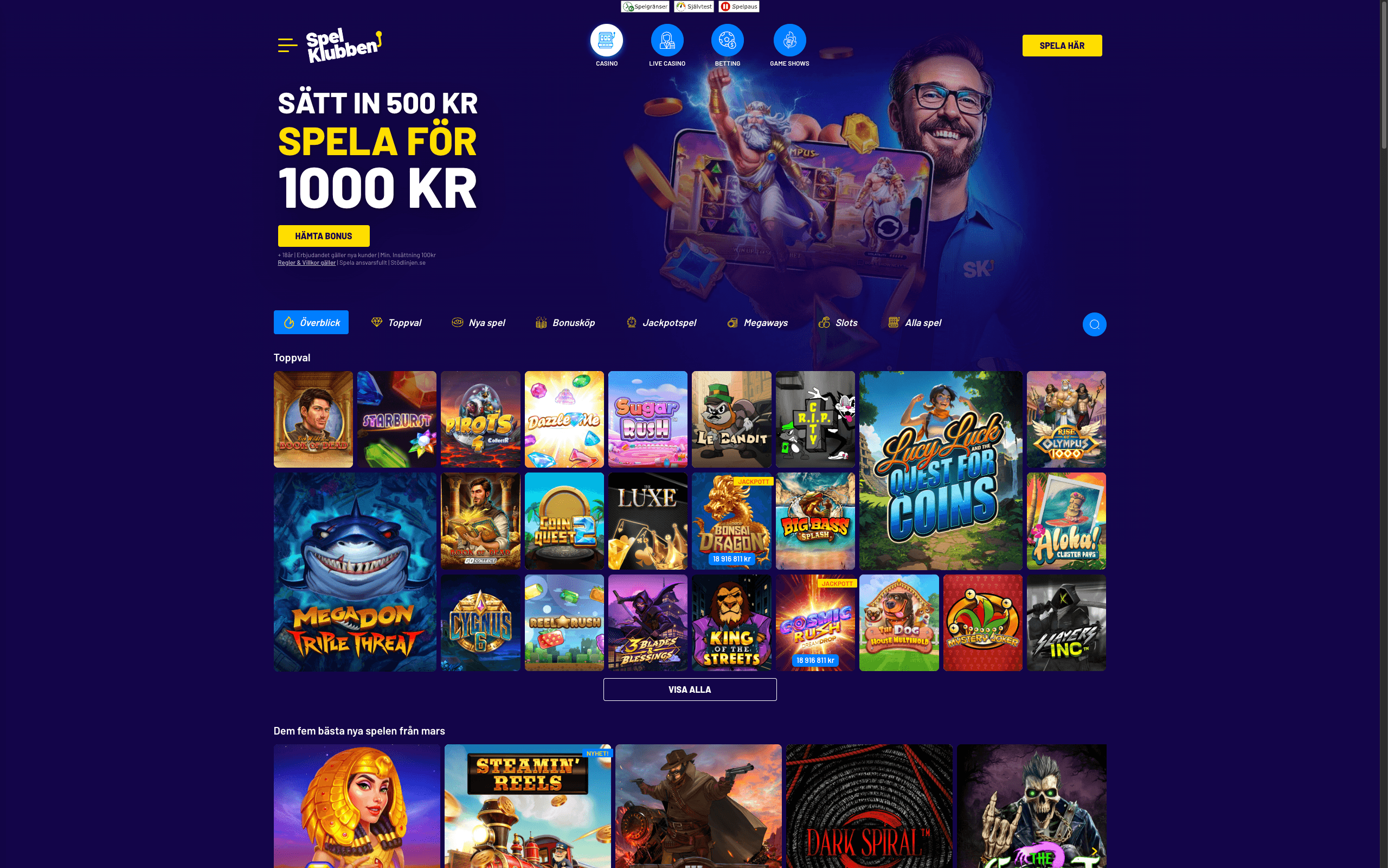 spelklubben spel-lobby